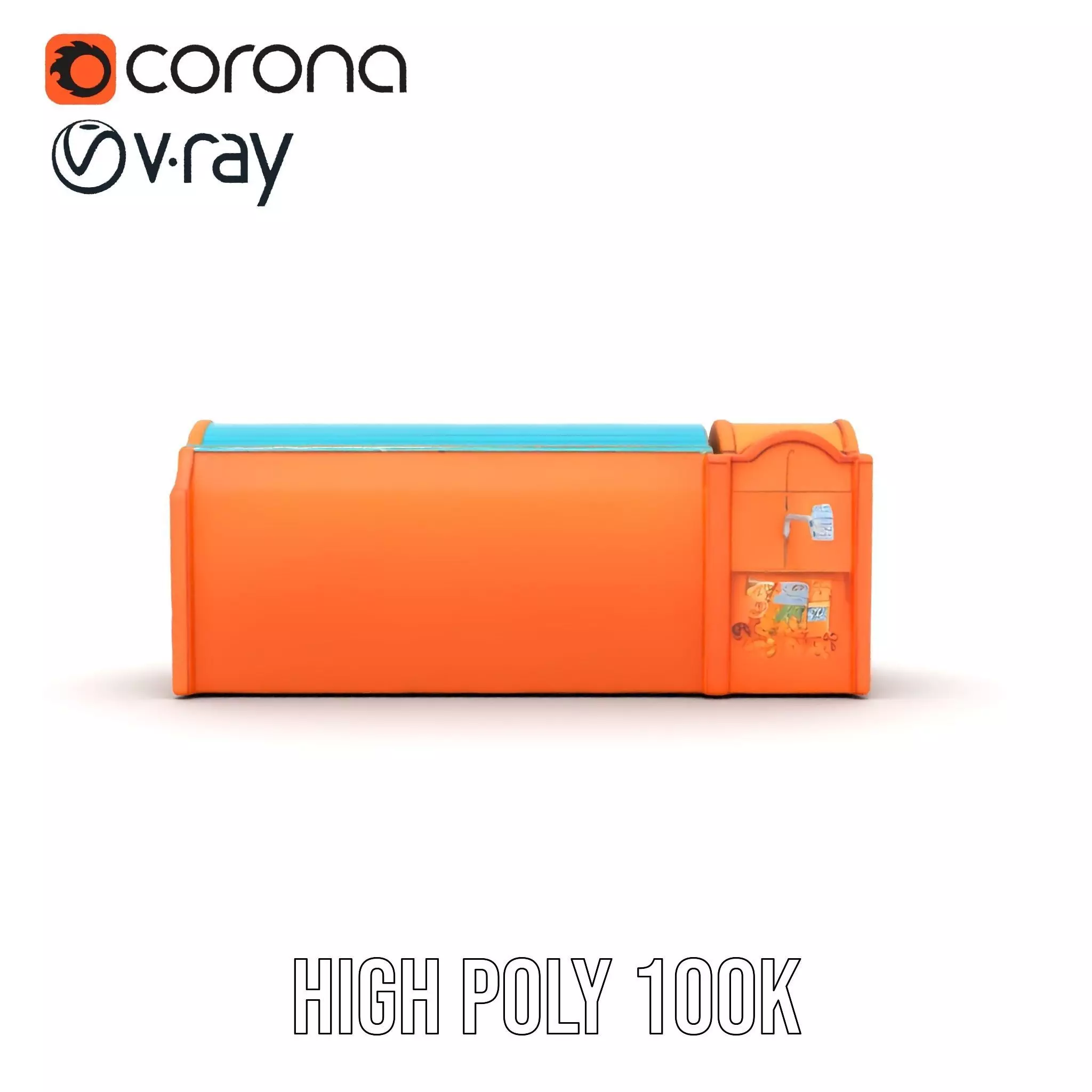 Vibrant Convenience Store model pack Low-poly 3D model_15