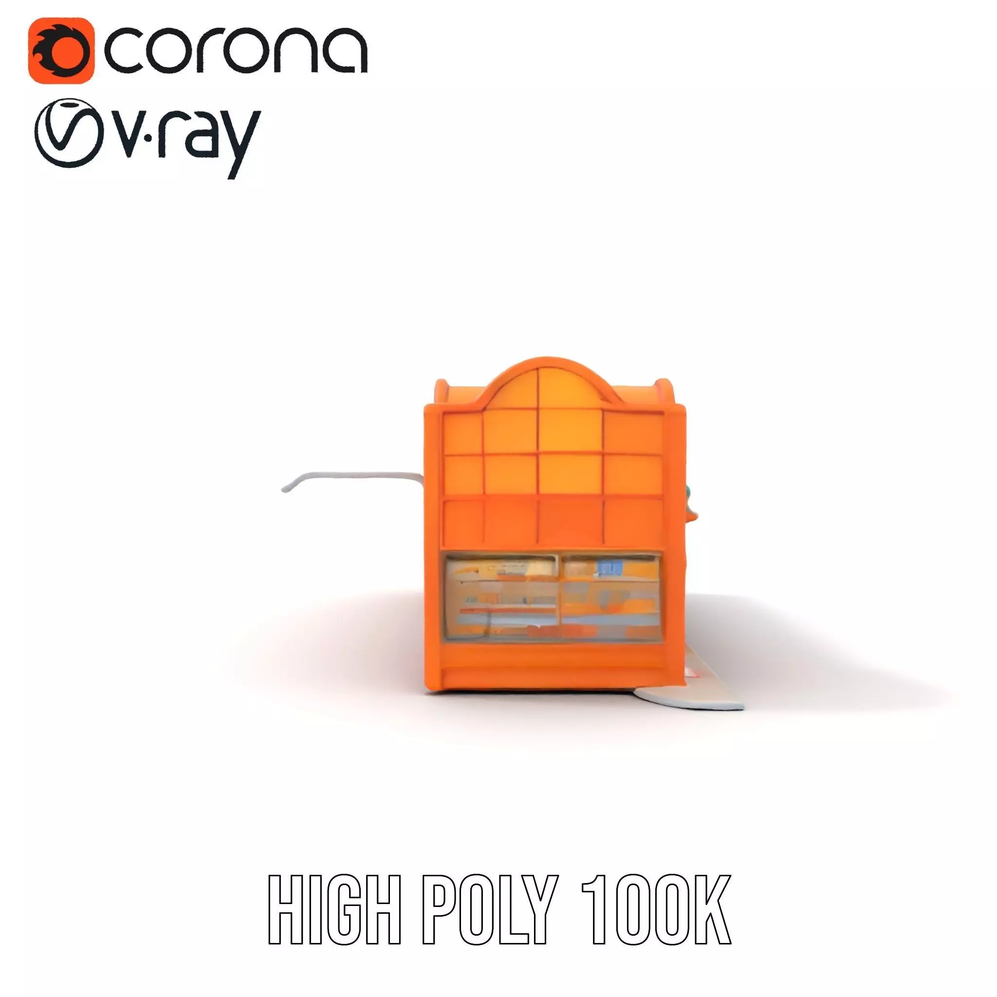 Vibrant Convenience Store model pack Low-poly 3D model_23