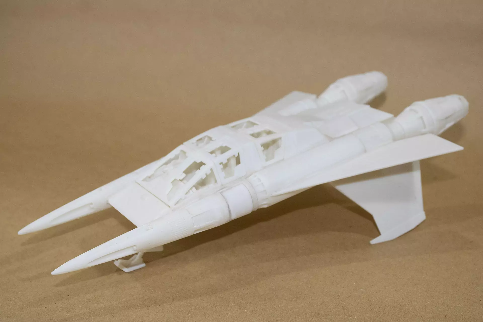 Buck Rogers Quadfighter 3D print model_2