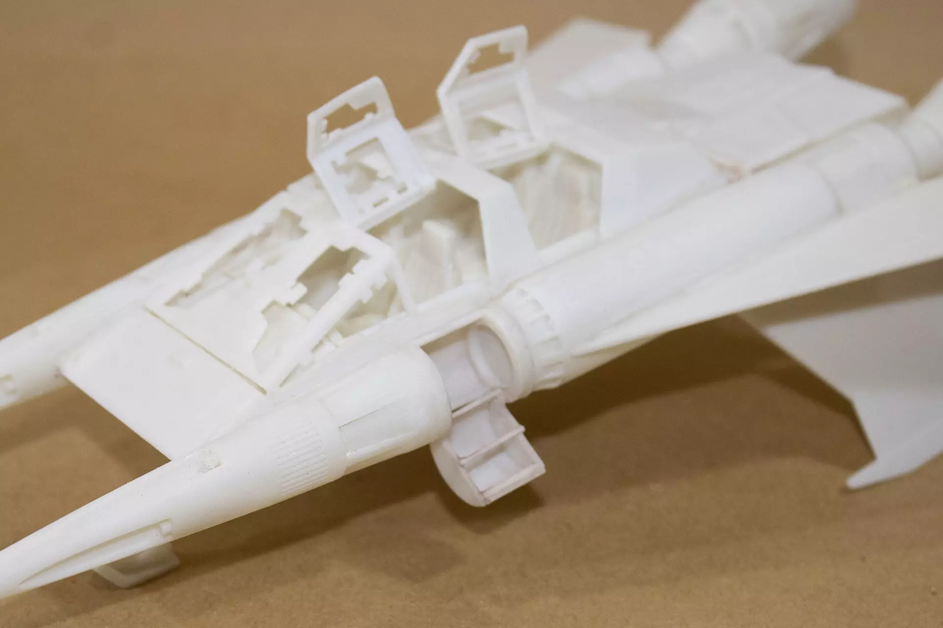 Buck Rogers Quadfighter 3D print model_9
