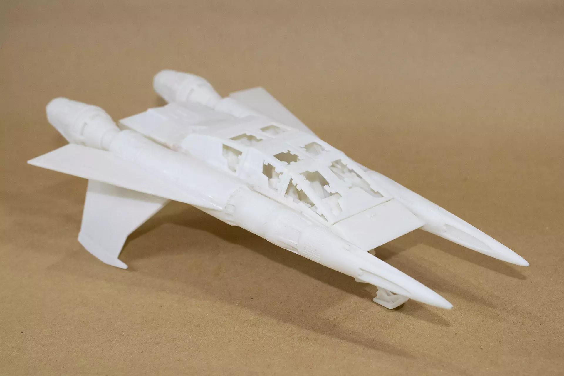 Buck Rogers Quadfighter 3D print model_4