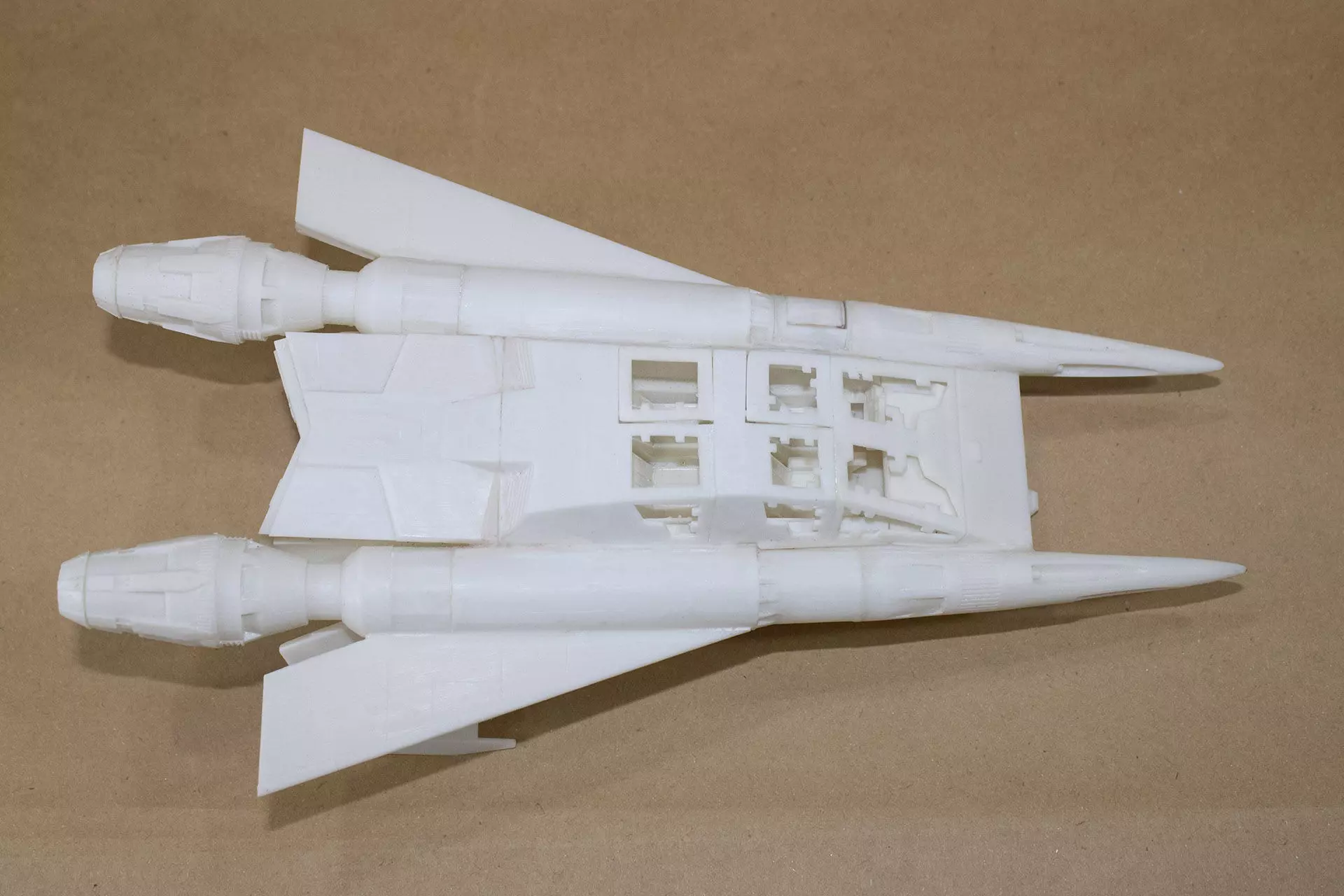 Buck Rogers Quadfighter 3D print model_6