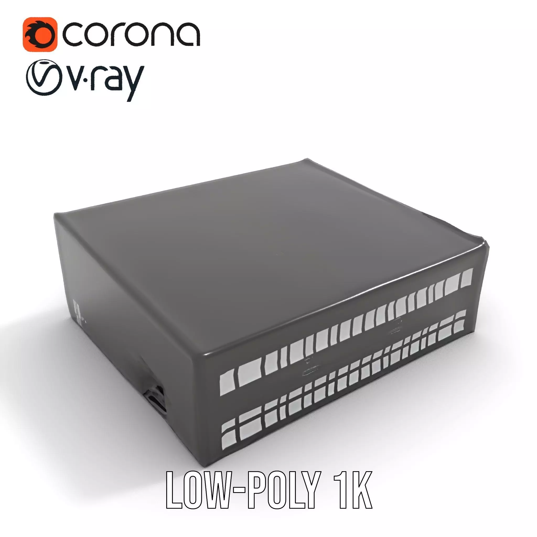 Modern Industrial Warehouse model pack Low-poly 3D model_14