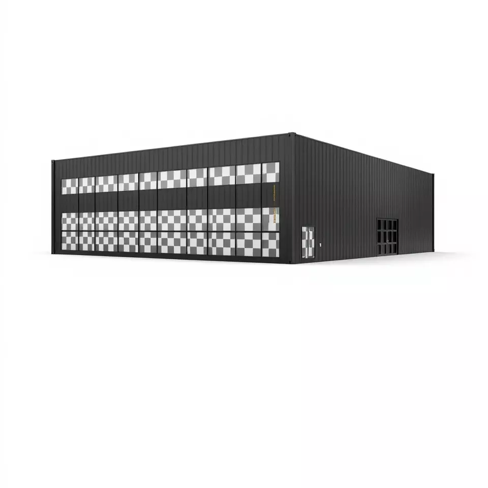 Modern Industrial Warehouse model pack Low-poly 3D model_2