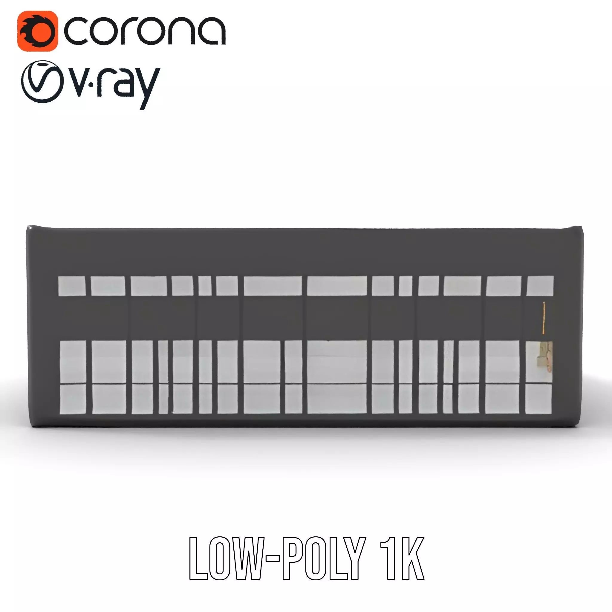 Modern Industrial Warehouse model pack Low-poly 3D model_18