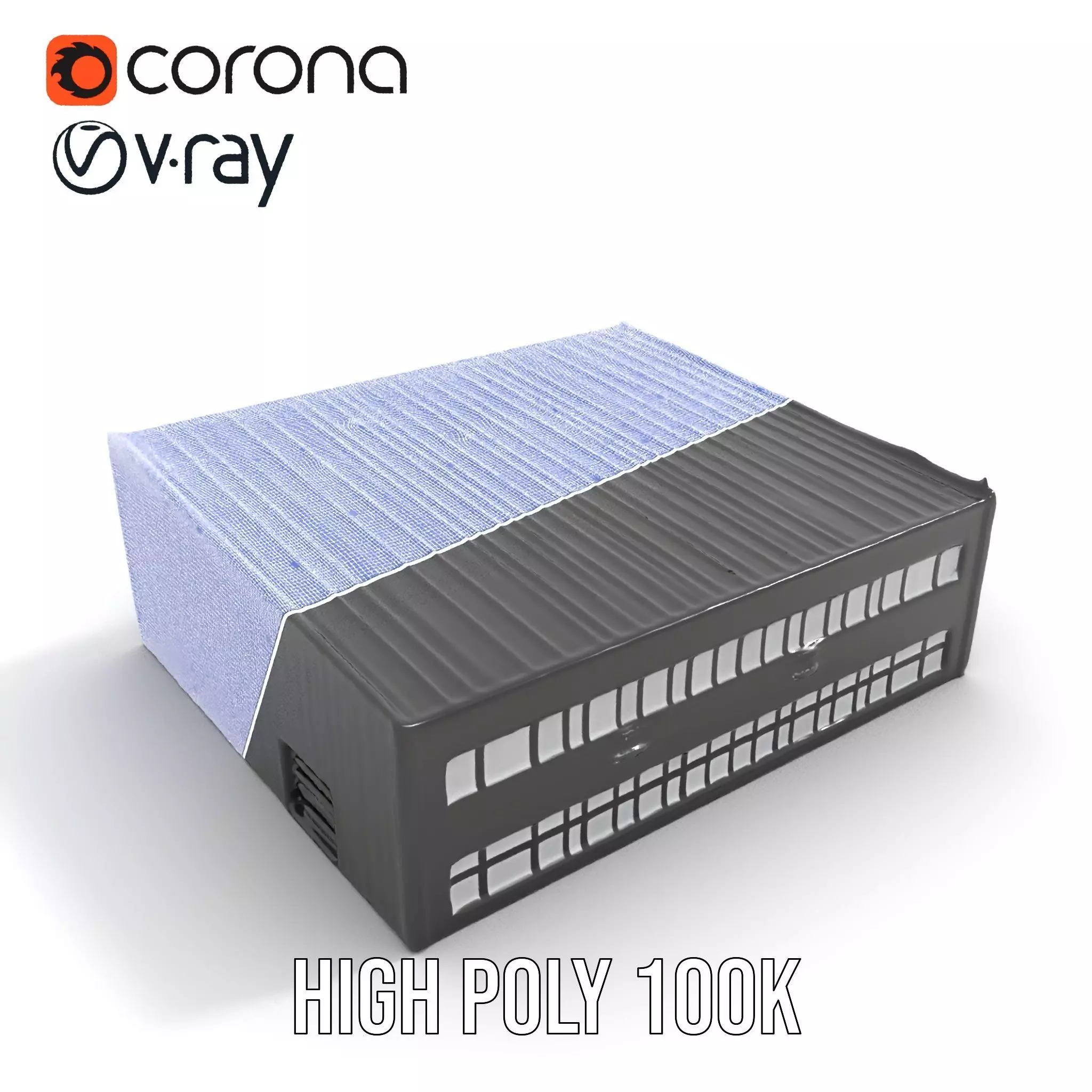 Modern Industrial Warehouse model pack Low-poly 3D model_22
