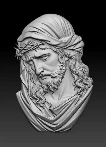 Jesus Christ with Crown of Thorns 