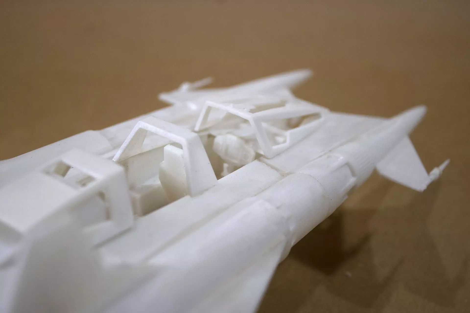 Buck Rogers Traegers Starfighter 3D print model_9