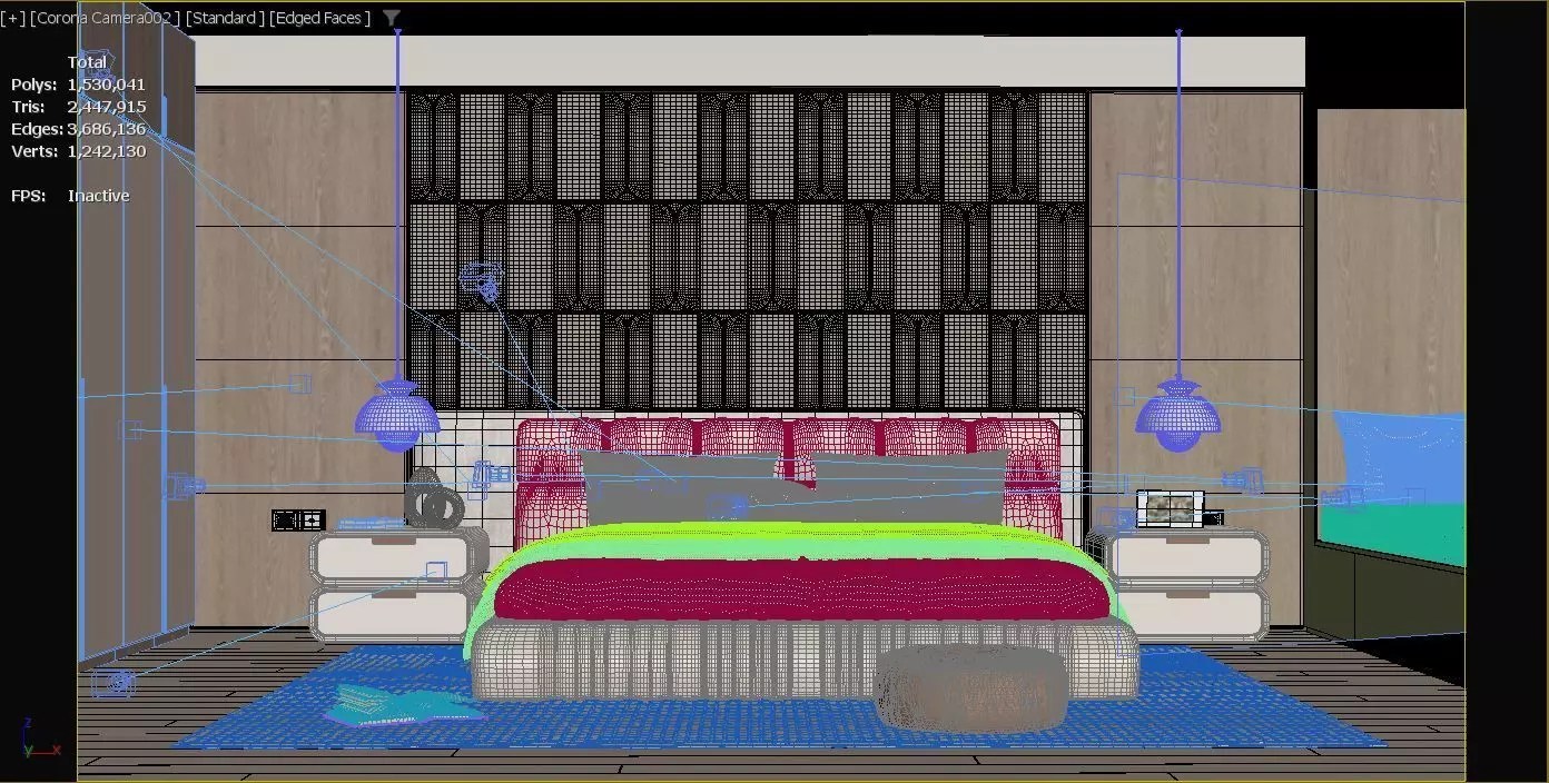 Bed Room 3D model_12