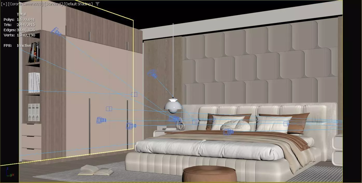 Bed Room 3D model_15