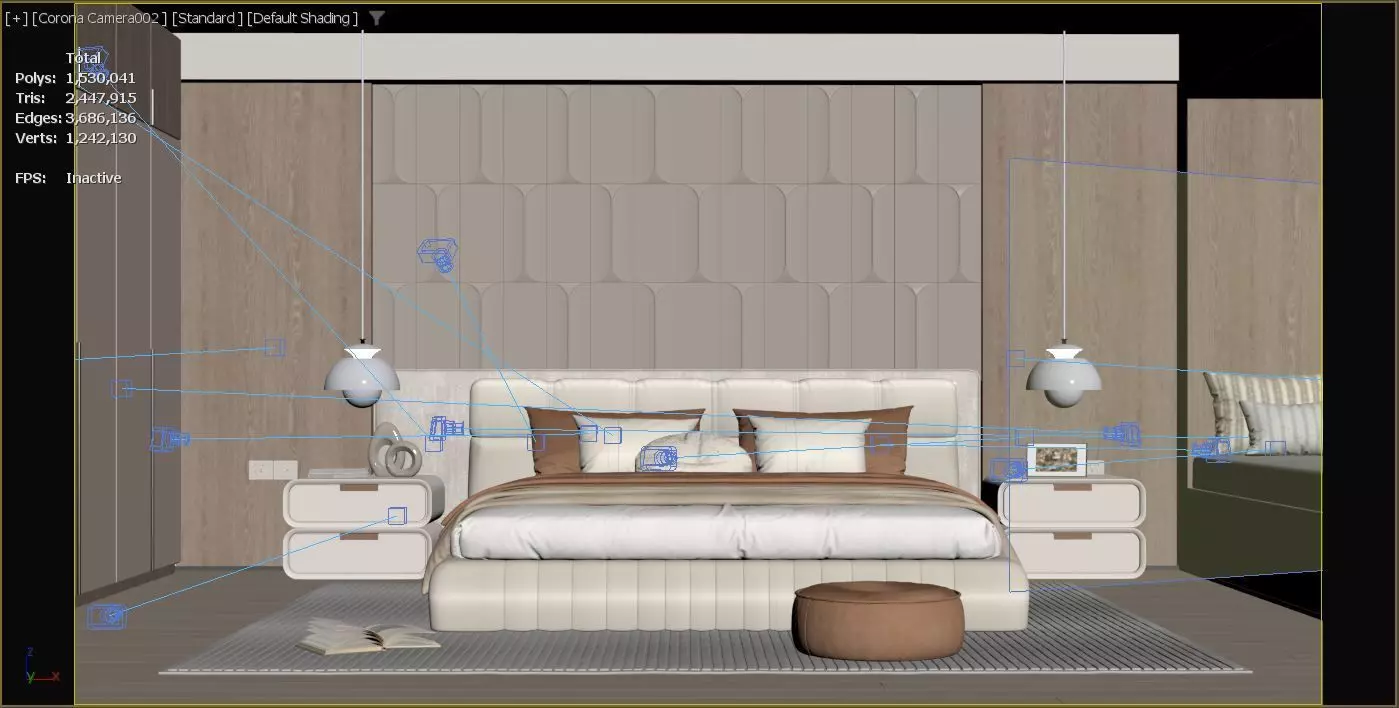 Bed Room 3D model_14