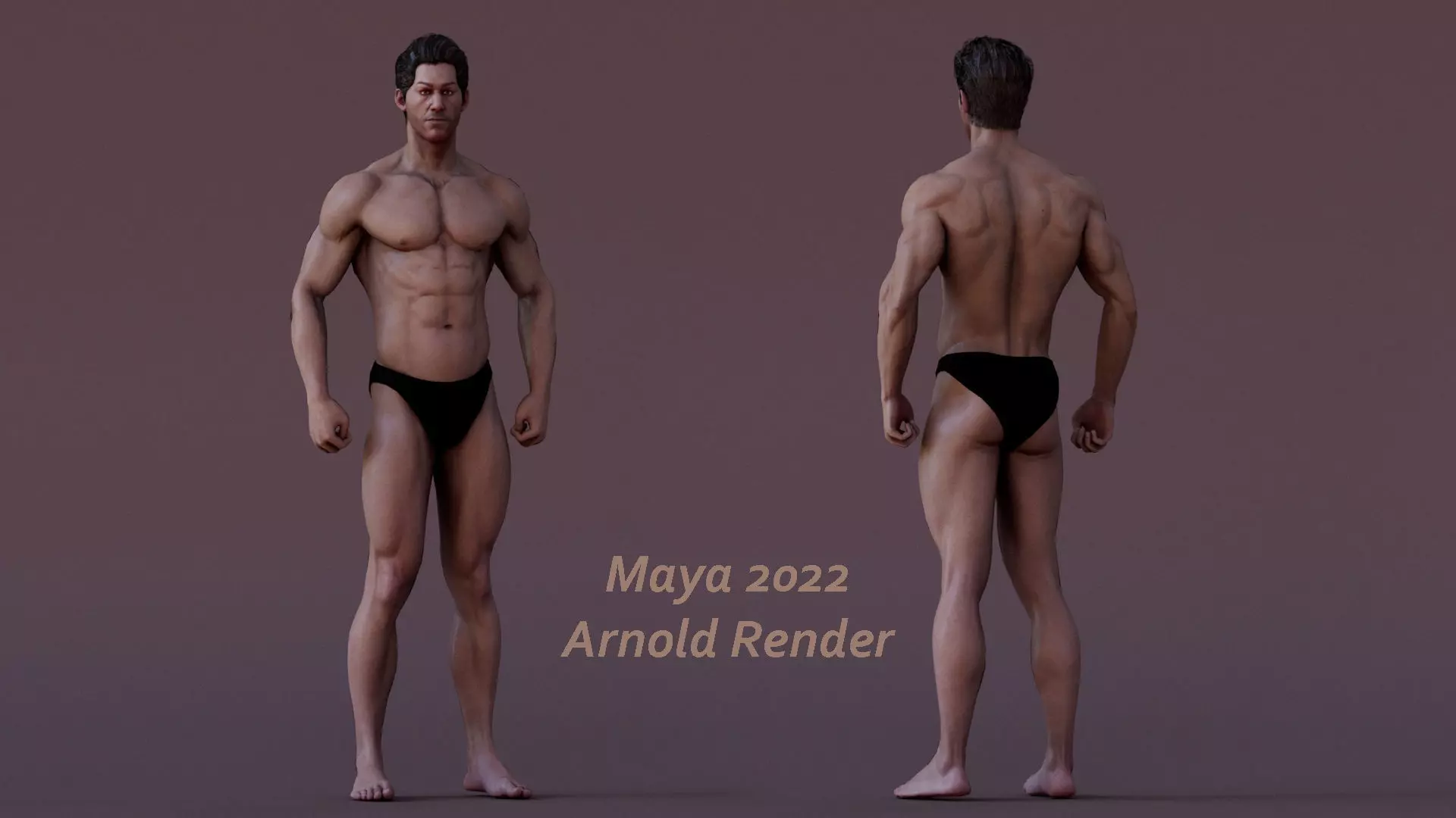 Male Base Rig Low-poly 3D model_14