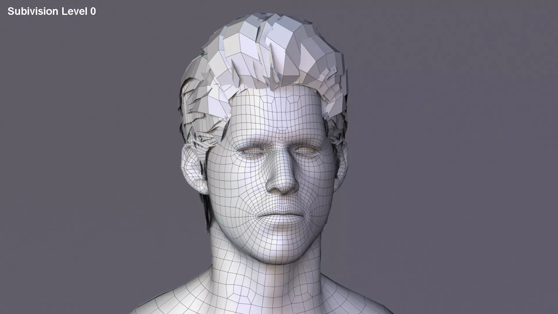 Male Base Rig Low-poly 3D model_33