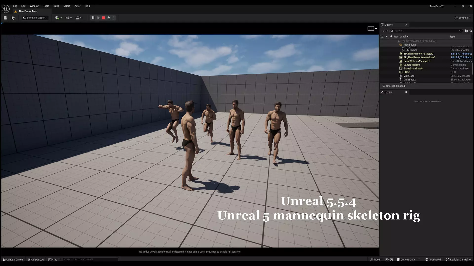 Male Base Rig Low-poly 3D model_20