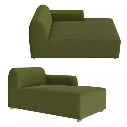 Modular and modern fabric sofa