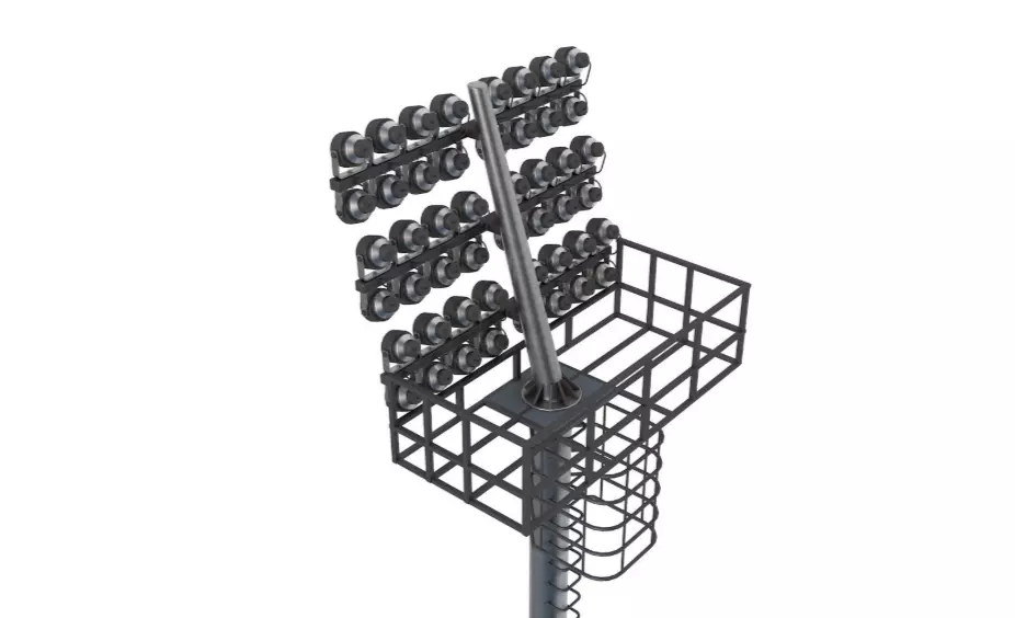 Stadium Lighting 3D model_1