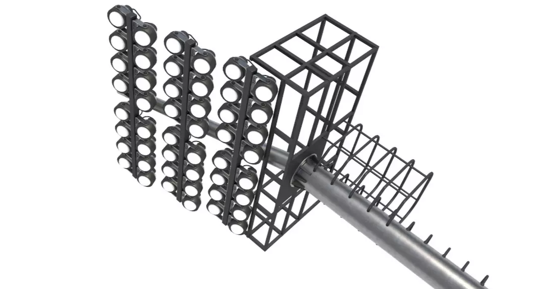 Stadium Lighting 3D model_5