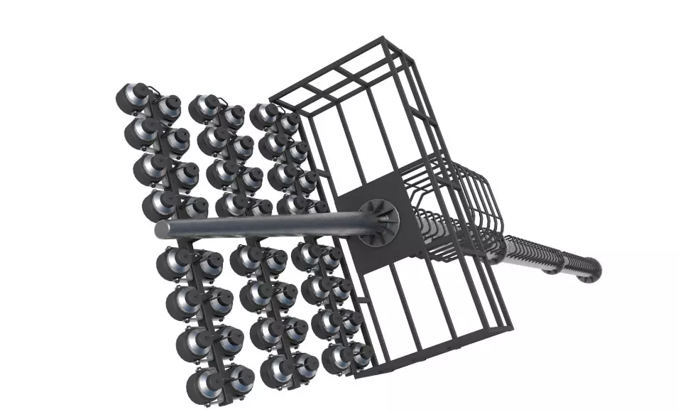 Stadium Lighting 3D model_2