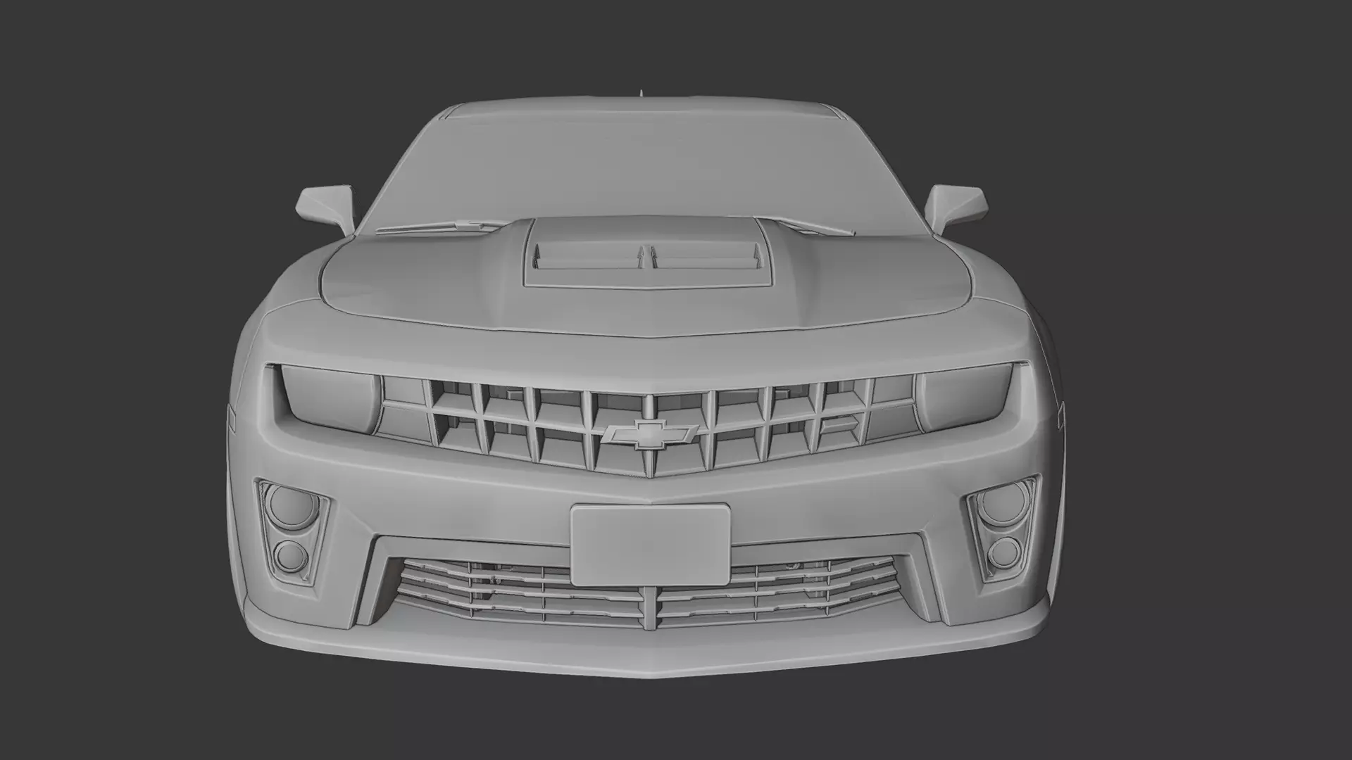 Chevrolet Camaro ZL1 3D print model_4