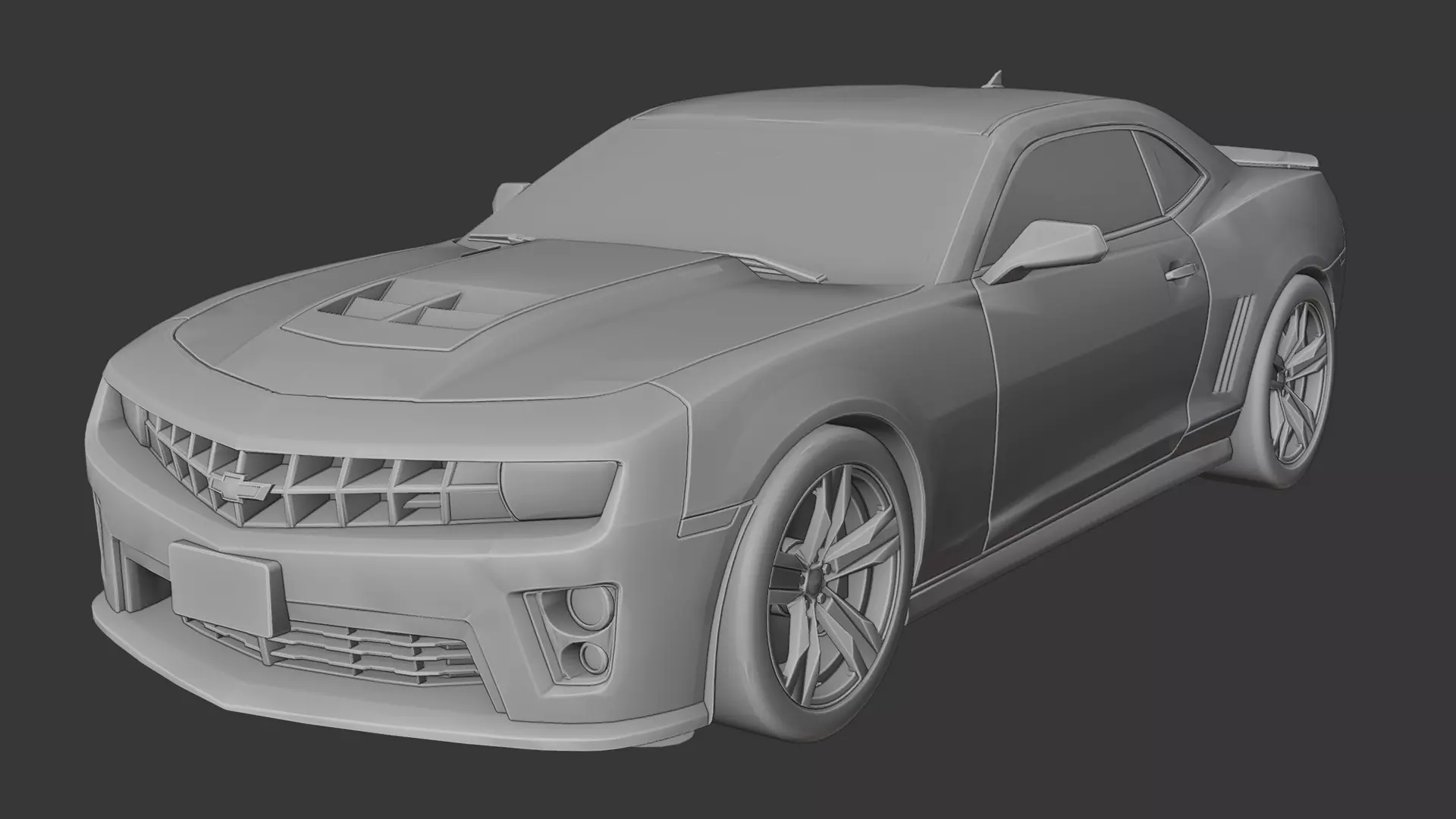 Chevrolet Camaro ZL1 3D print model_5