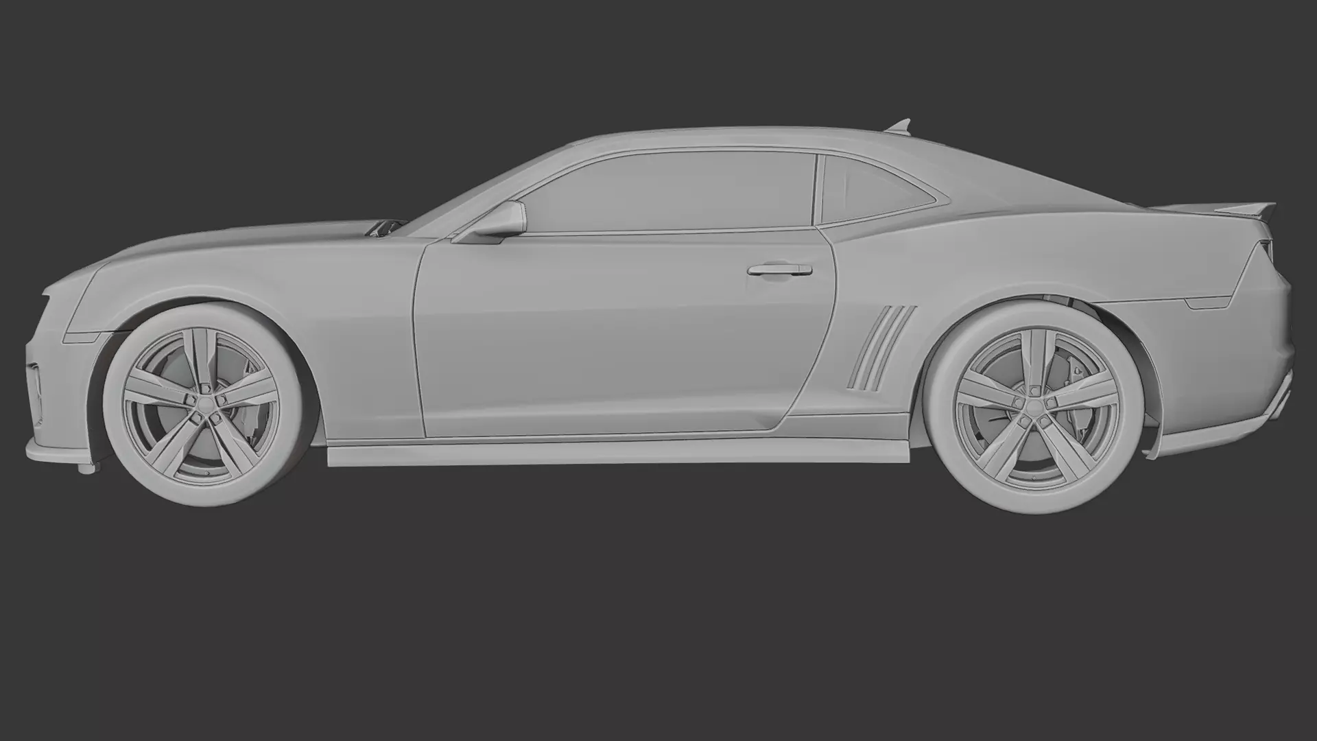 Chevrolet Camaro ZL1 3D print model_1