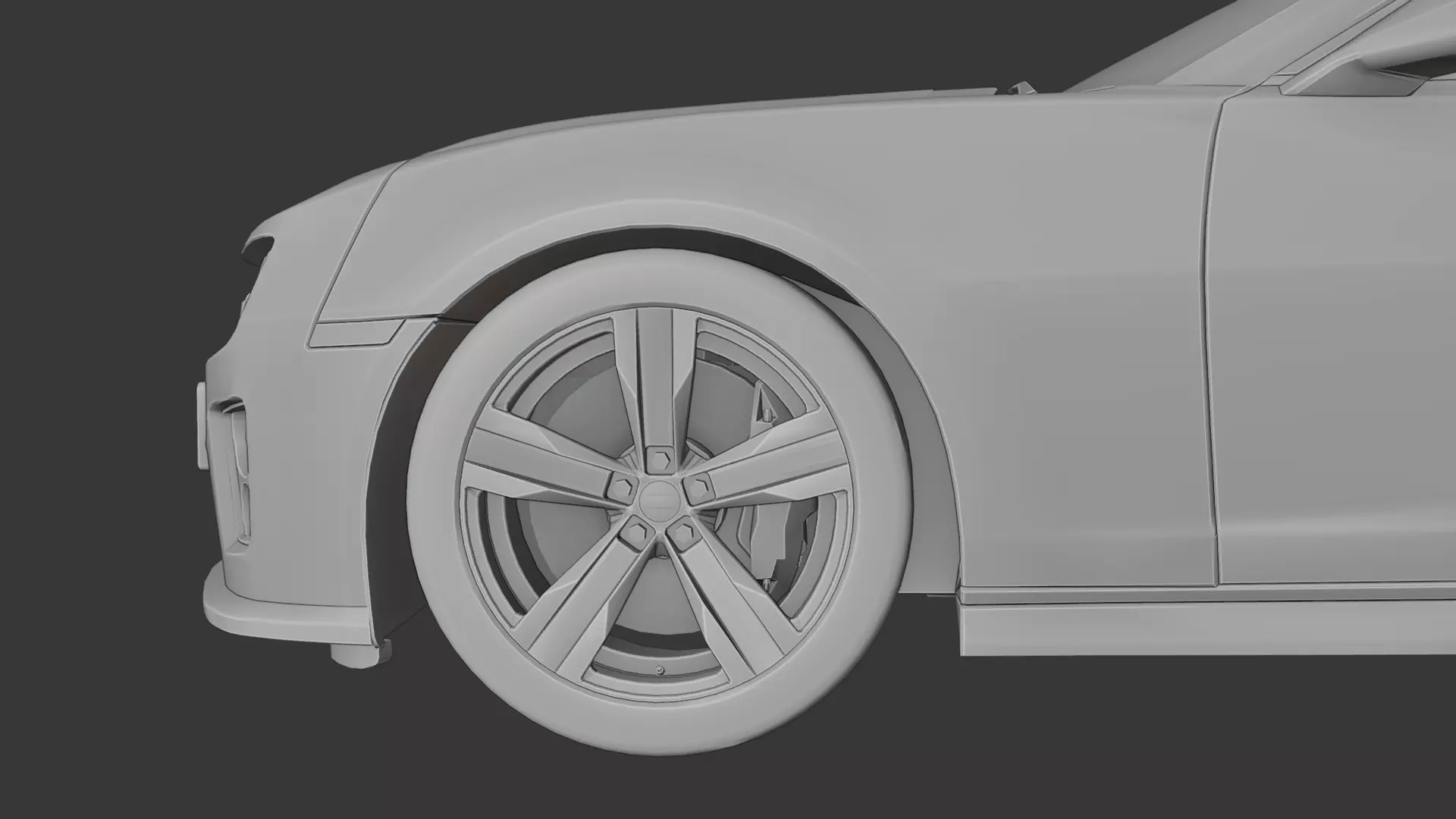 Chevrolet Camaro ZL1 3D print model_7
