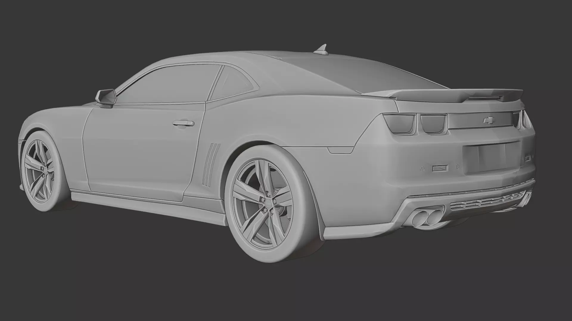 Chevrolet Camaro ZL1 3D print model_3