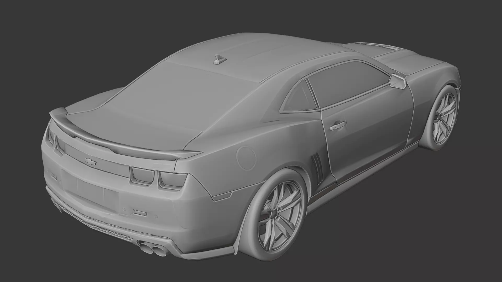 Chevrolet Camaro ZL1 3D print model_2