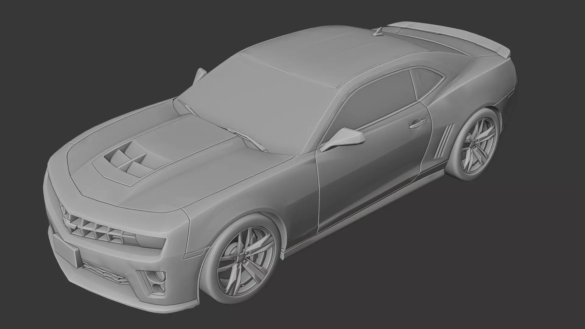 Chevrolet Camaro ZL1 3D print model_0