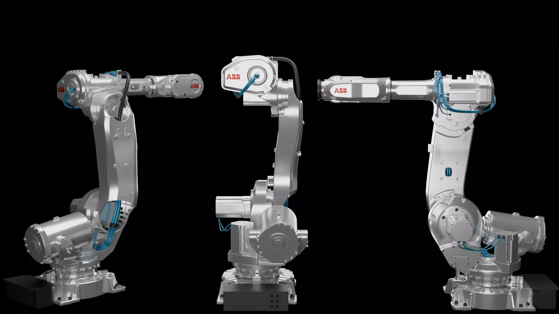 ABB IRB 6640 Industrial Robotic Arm 3D model
