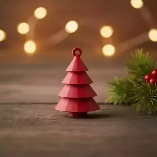 Christmas tree ornament 3D print model