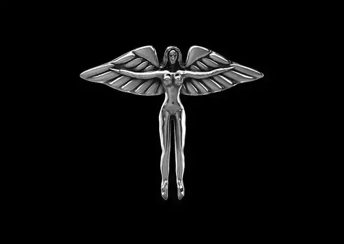 Pendants Angel Gold Free 3D print model