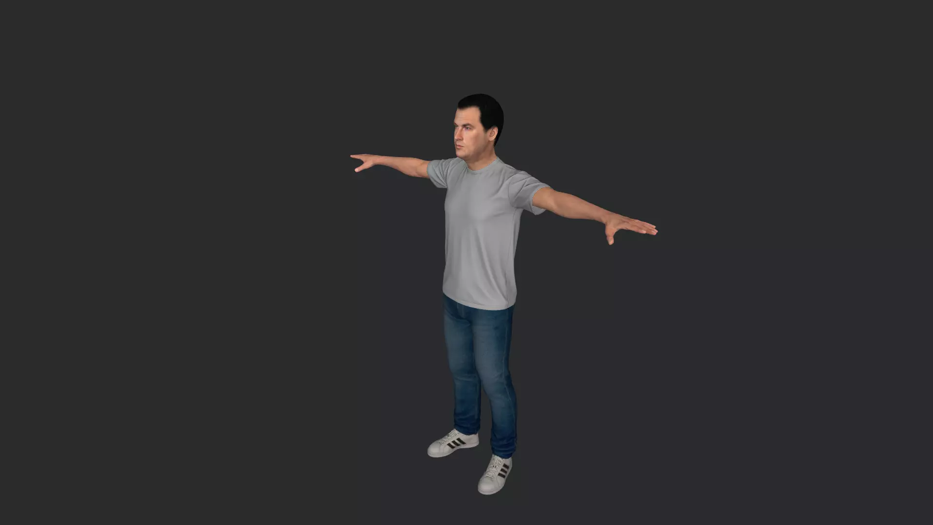 Steven Seagal Hyper Realistic Full Body Rigged 3D Character 3D model_23