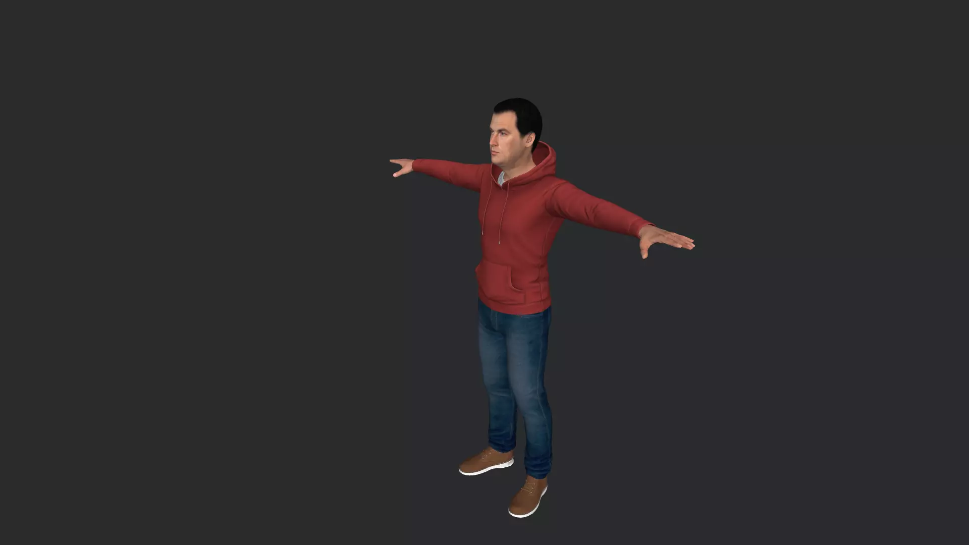 Steven Seagal Hyper Realistic Full Body Rigged 3D Character 3D model_13