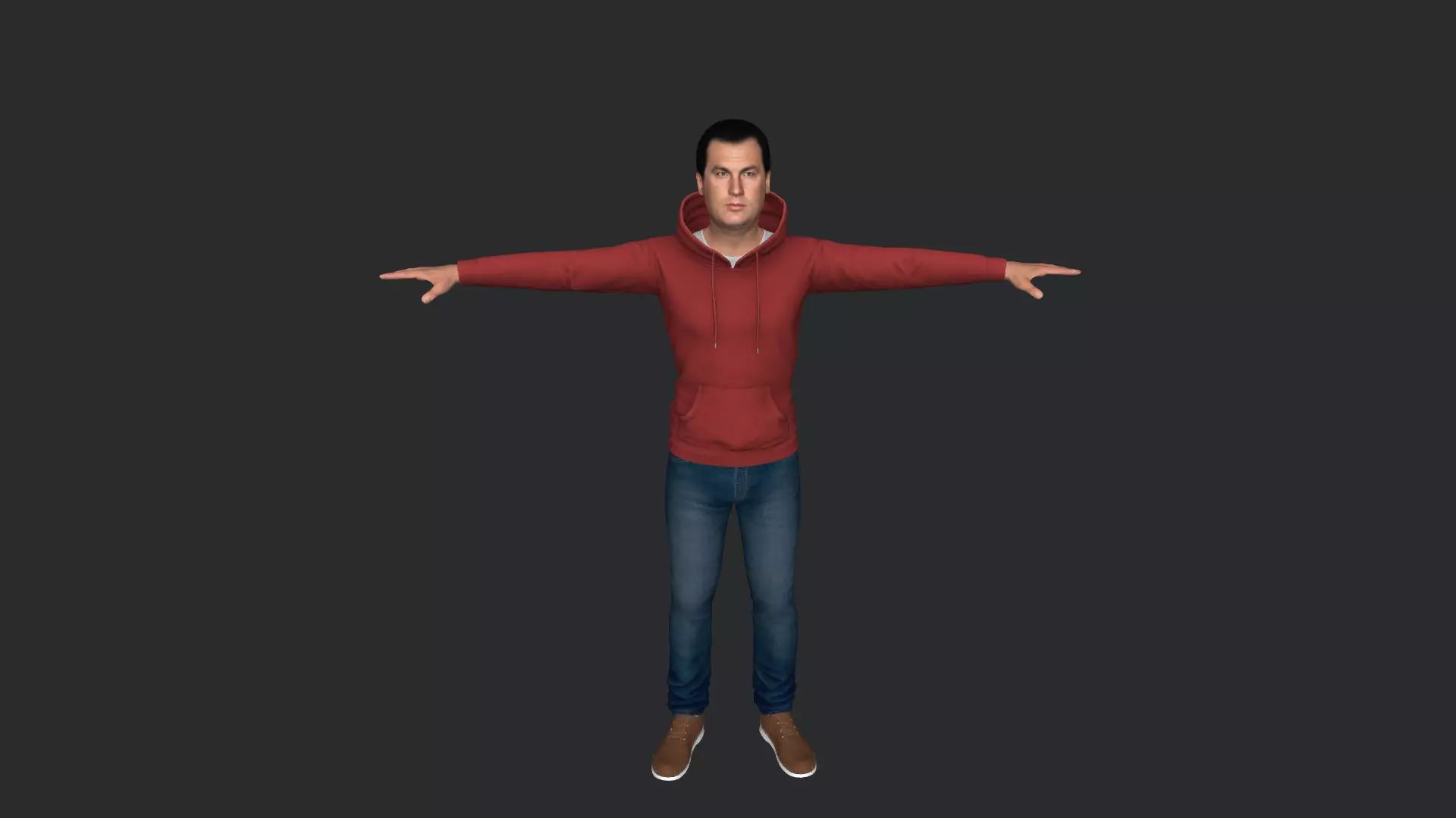 Steven Seagal Hyper Realistic Full Body Rigged 3D Character 3D model_12
