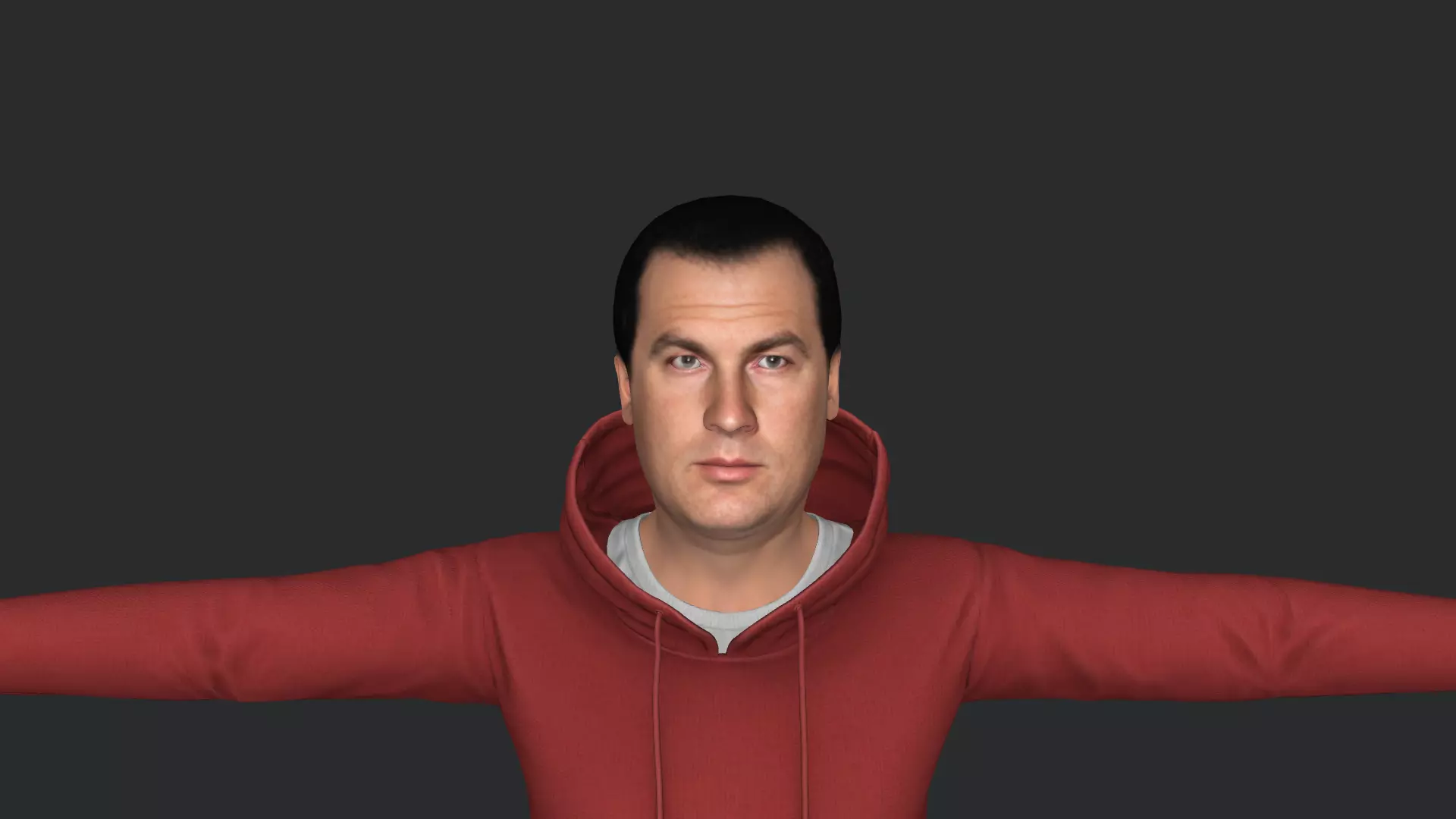 Steven Seagal Hyper Realistic Full Body Rigged 3D Character 3D model_10