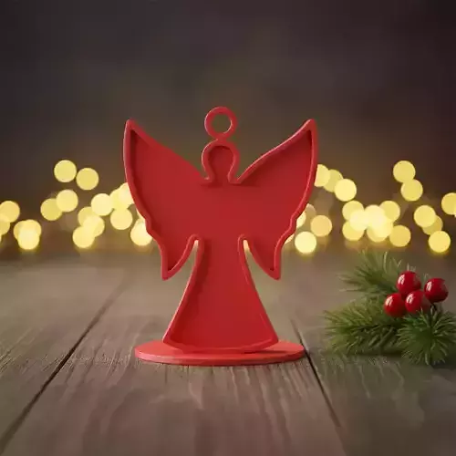 Angel ornament 3D print model