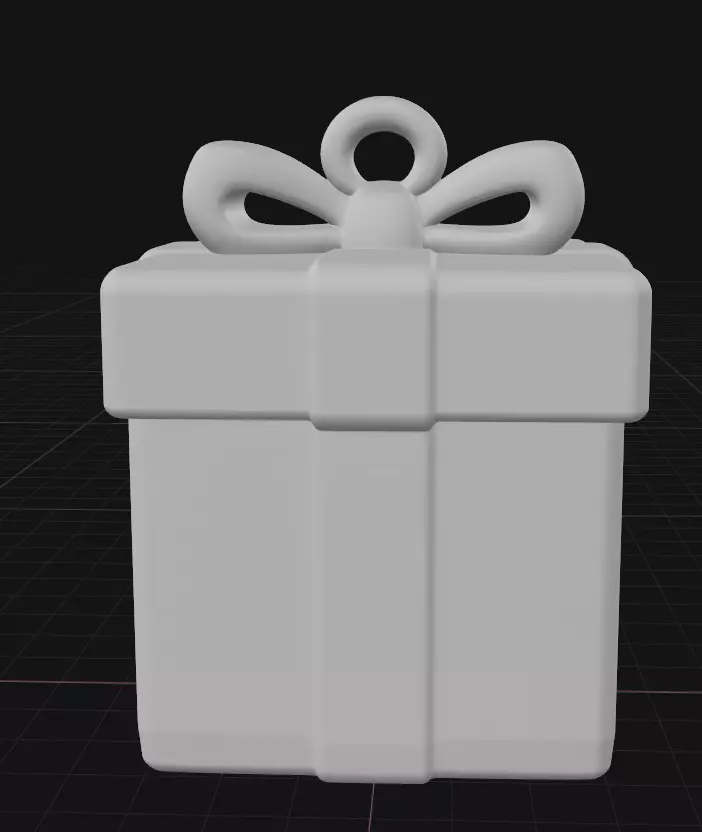 Christmas present 3D print model_1