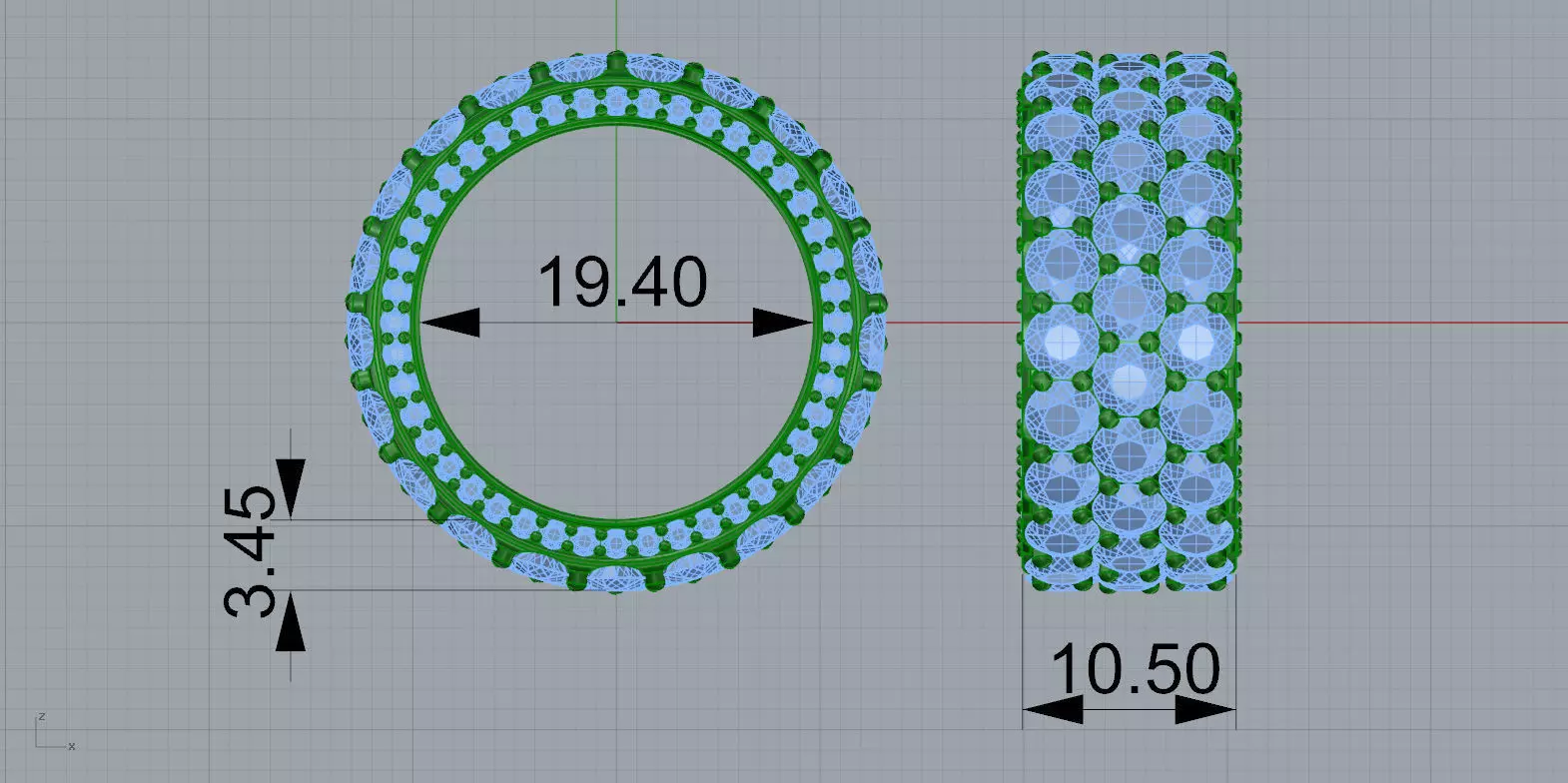 Gold N1504 3D print model_8
