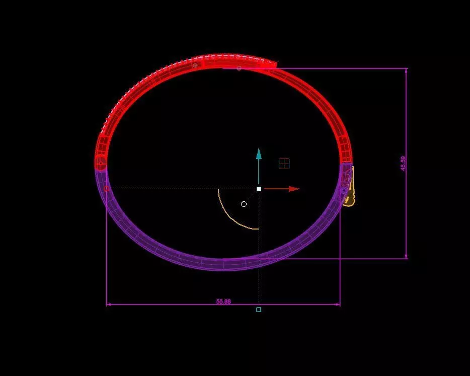 MESSIKA BRACELET READY FOR 3D PRINTING 3D print model_2