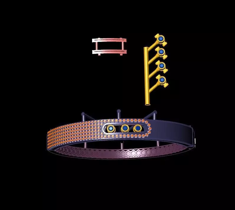 MESSIKA BRACELET READY FOR 3D PRINTING 3D print model_1