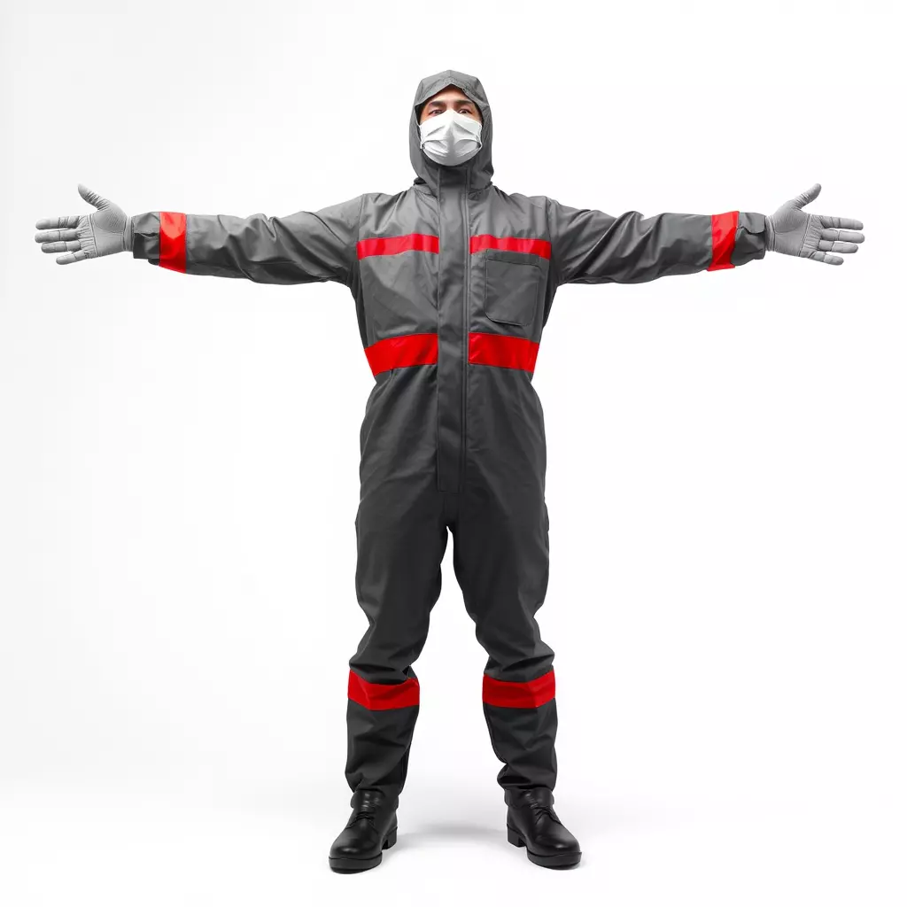 Protective Suit model pack Low-poly 3D model_2