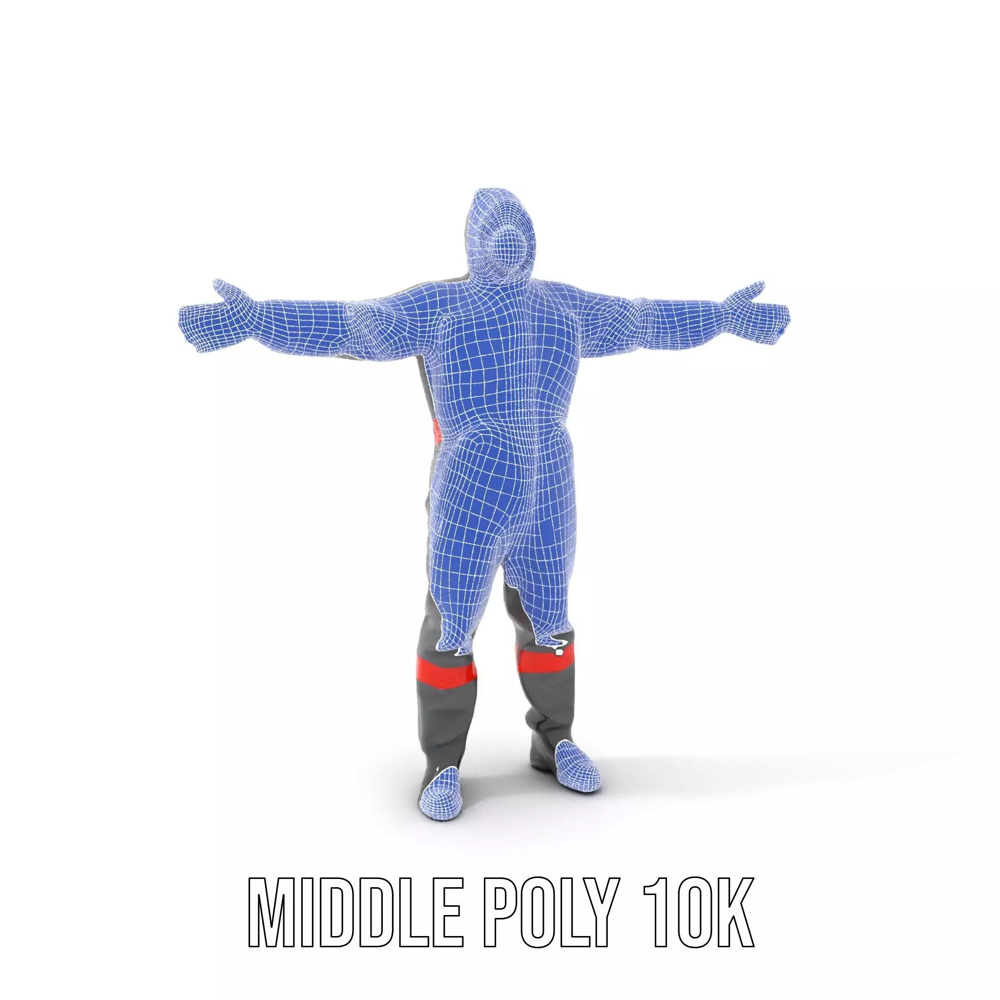 Protective Suit model pack Low-poly 3D model_11