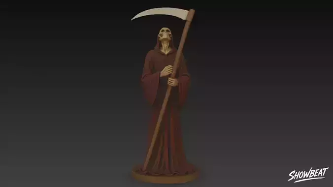 Grim Reaper Statue Heaven Gaze Pose