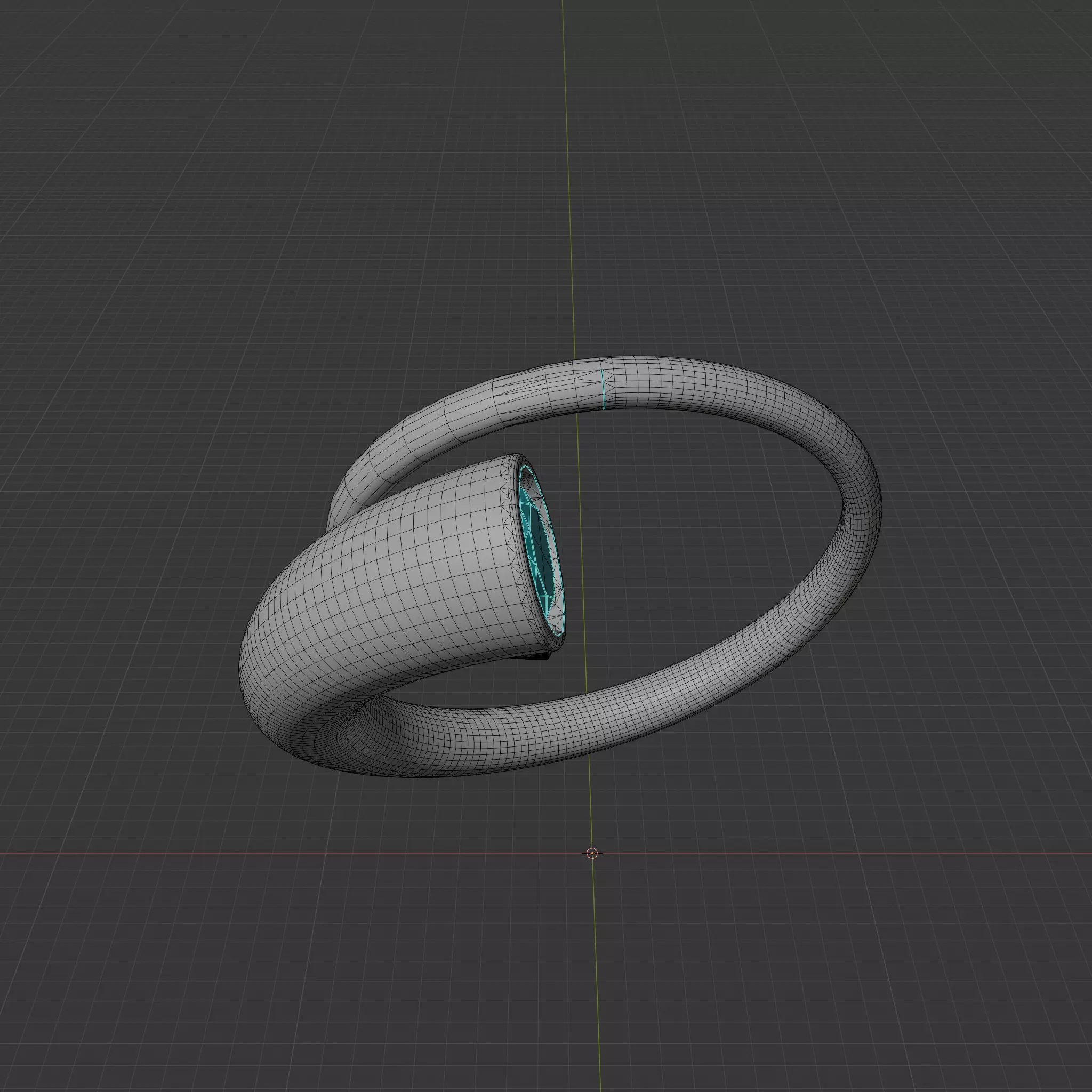 Spiral ring 3D print model_9