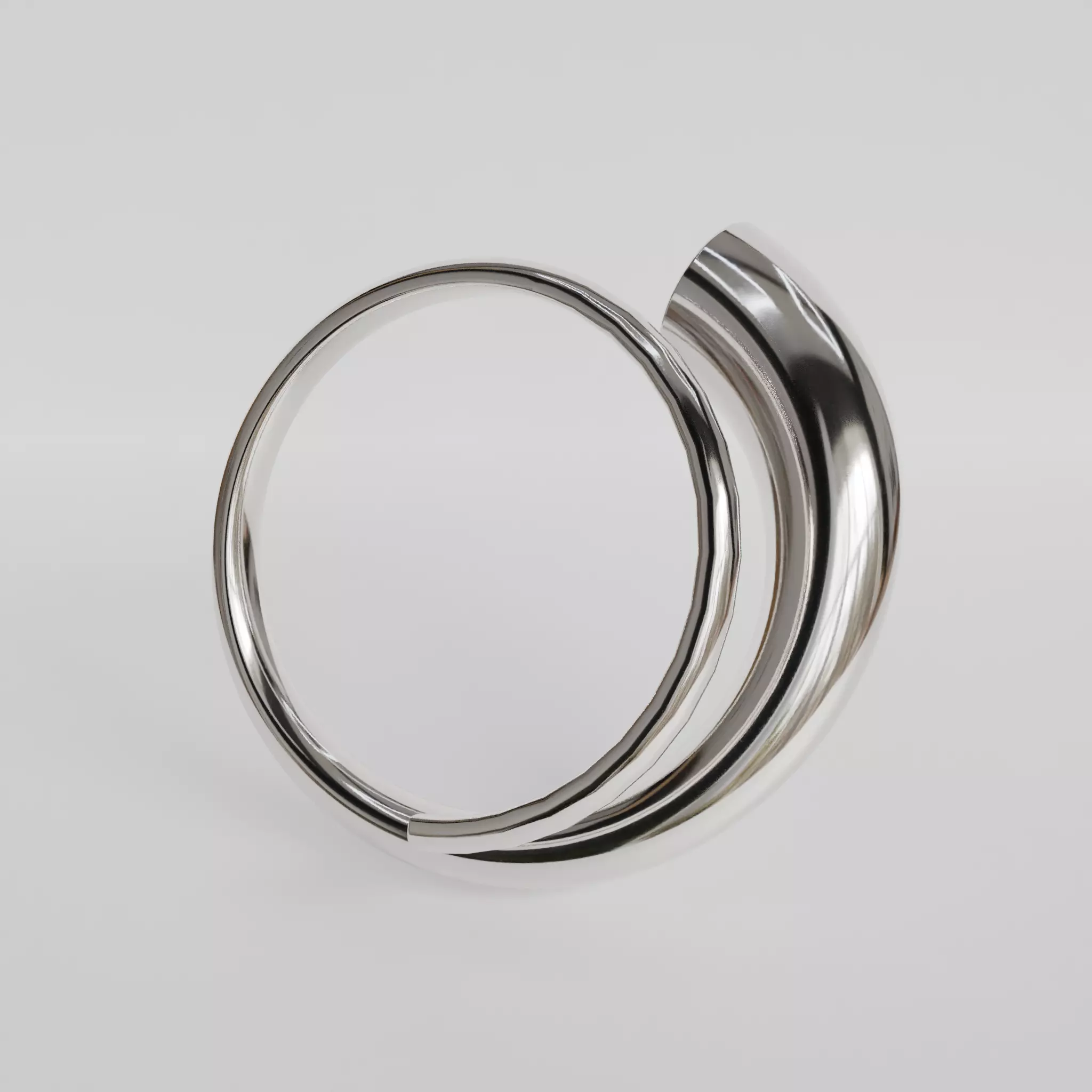 Spiral ring 3D print model_4