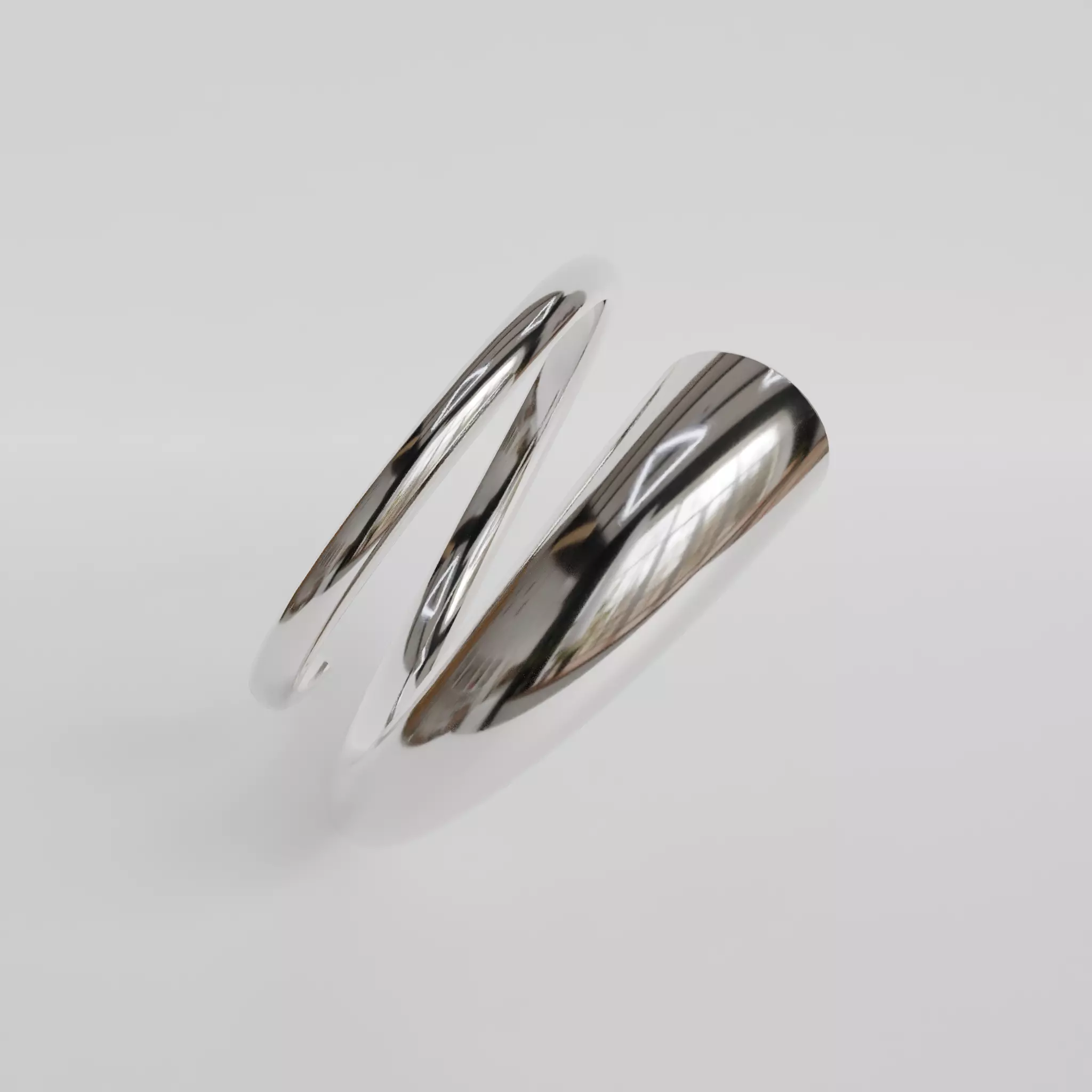 Spiral ring 3D print model_3