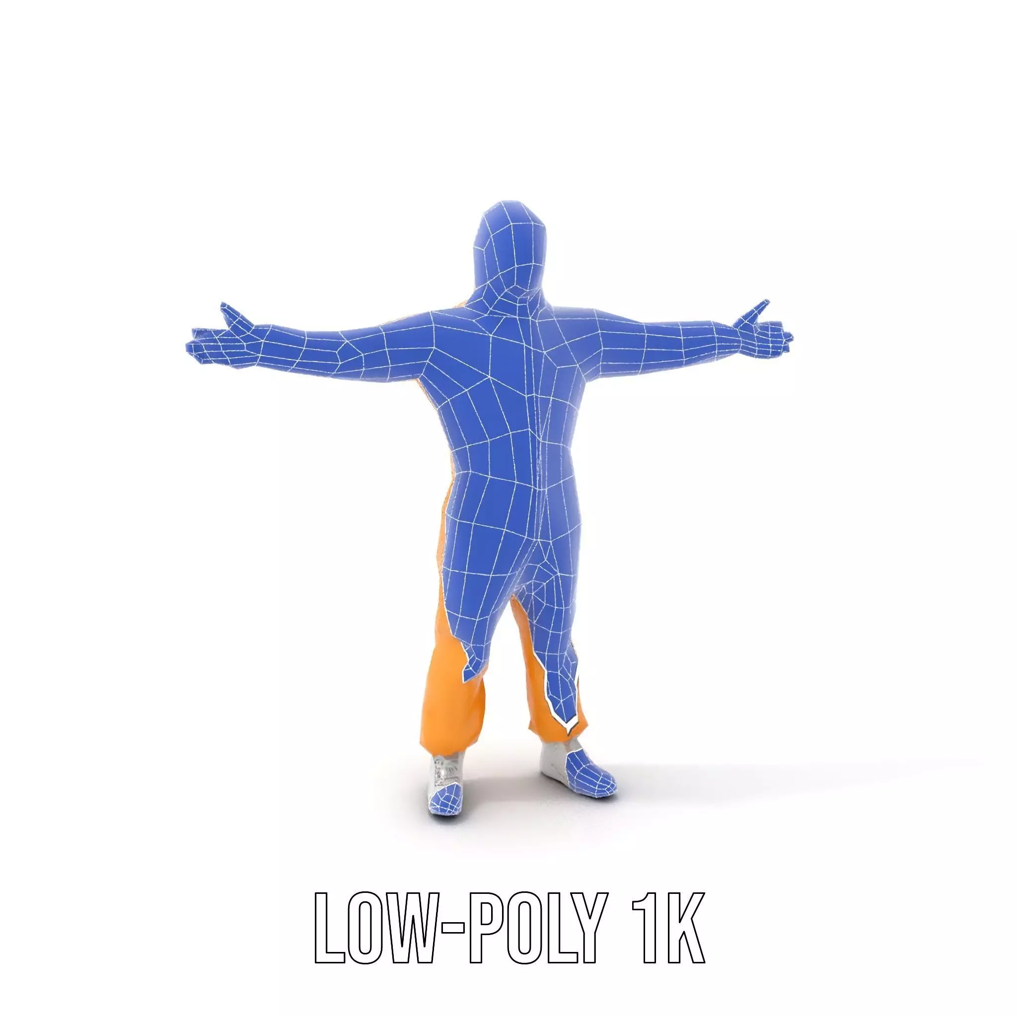 Yellow Protective Suit model pack Low-poly 3D model_19
