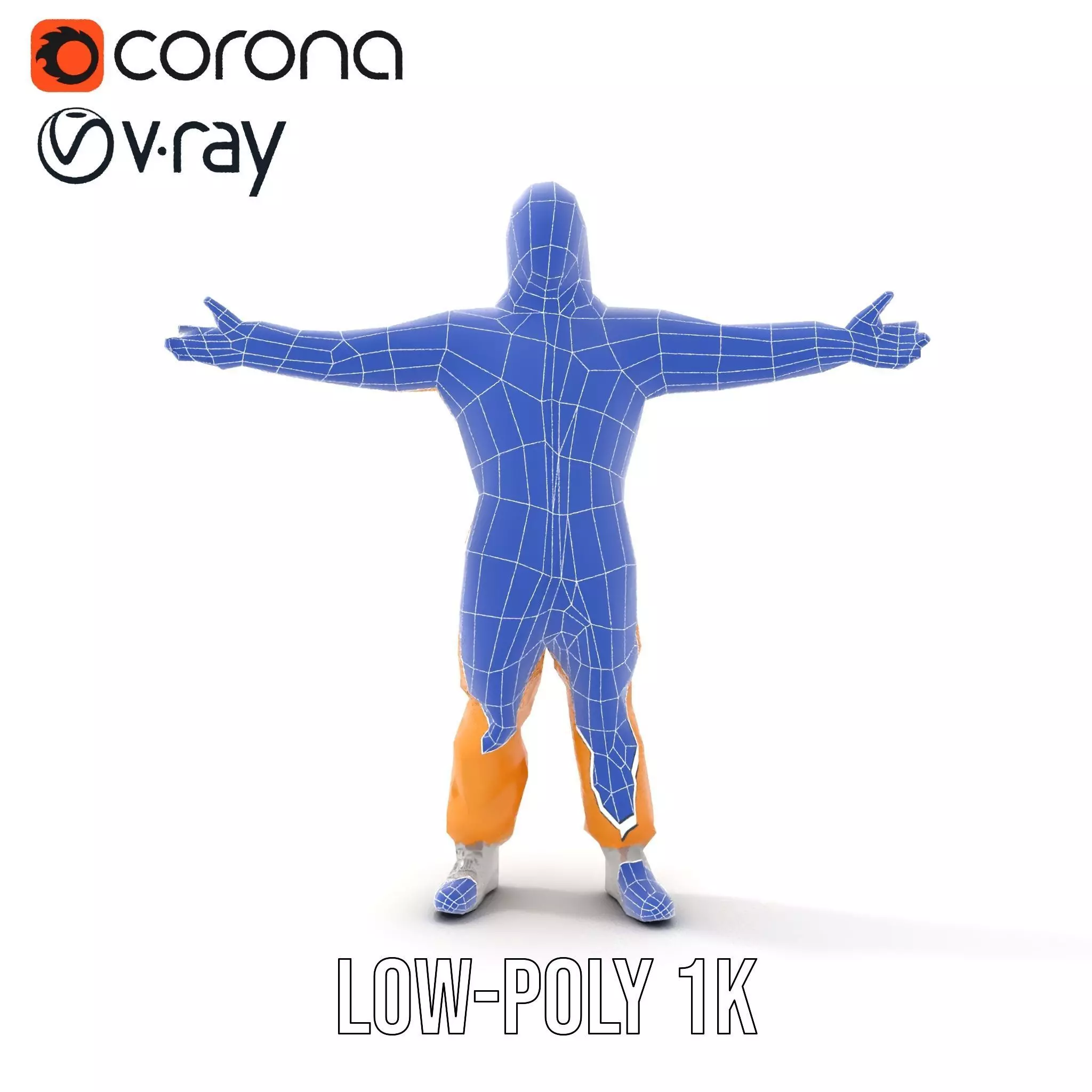 Yellow Protective Suit model pack Low-poly 3D model_22