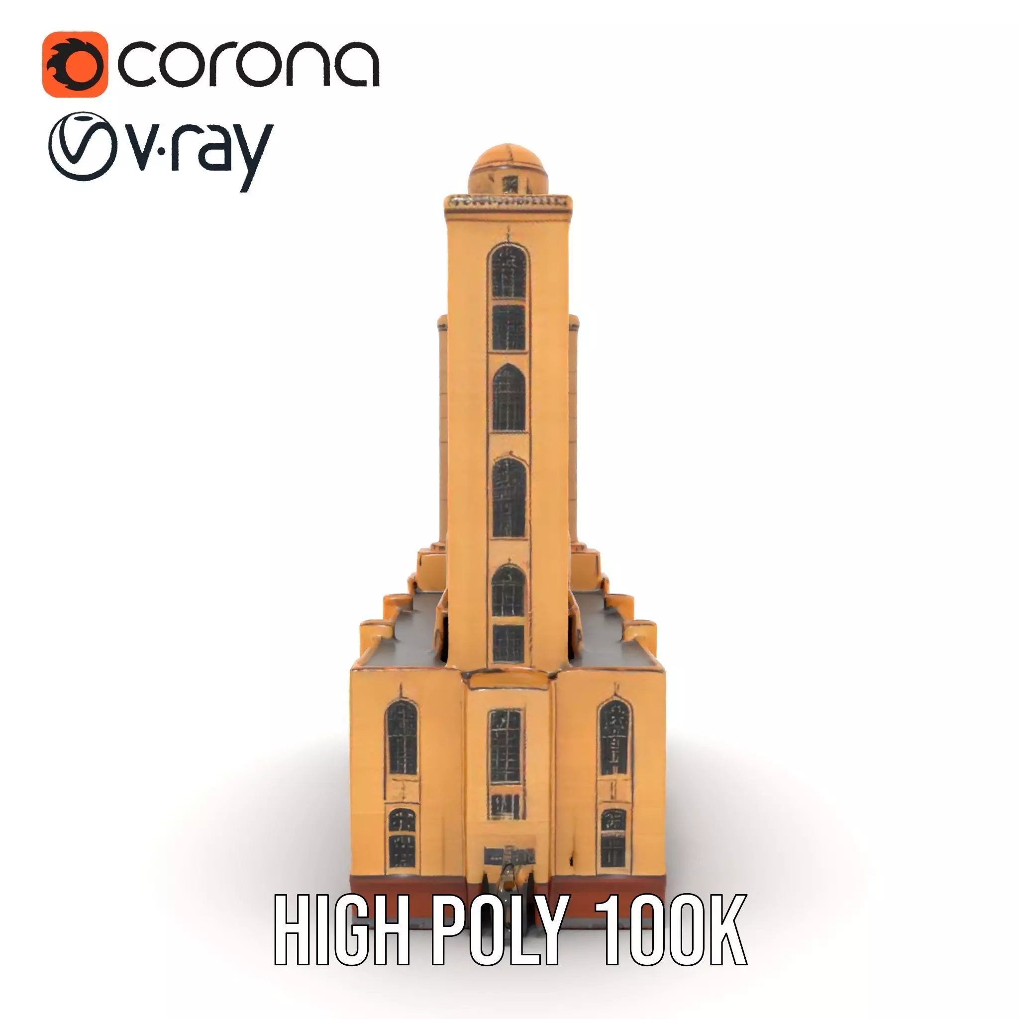 Industrial Power Plant model pack Low-poly 3D model_28